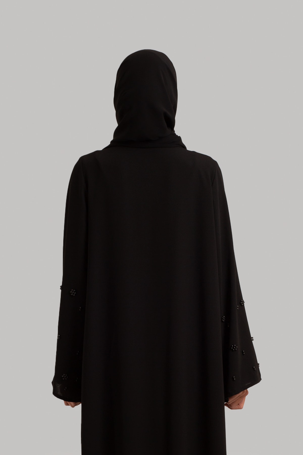 Boncuk Detaylı Abaya