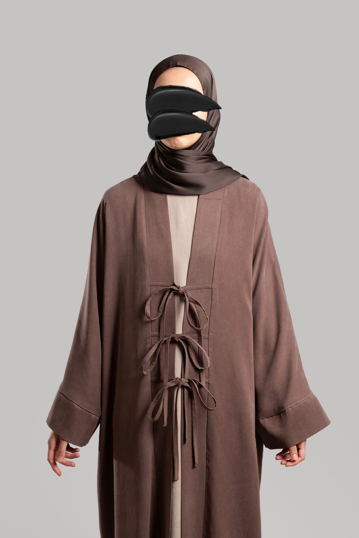 Fiyonklu Kupra Abaya