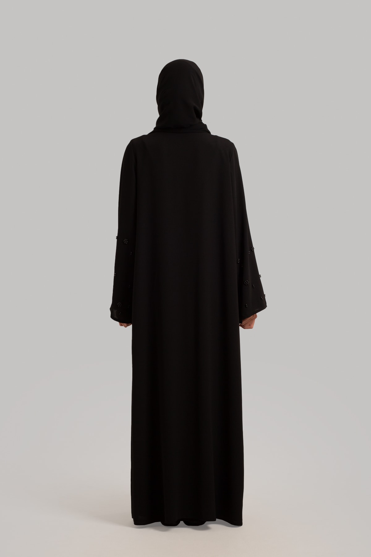 Boncuk Detaylı Abaya