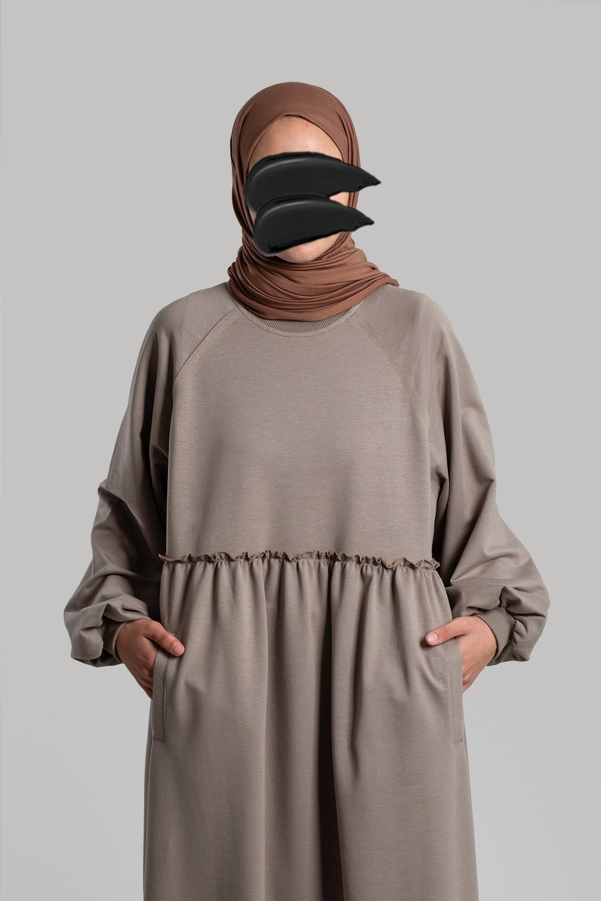 Oversize Sweat Elbise
