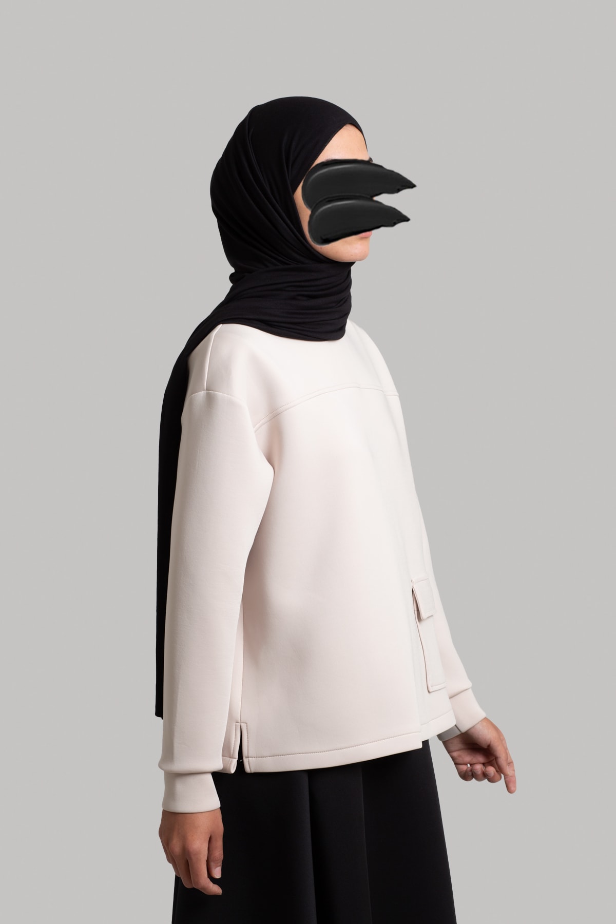 Puf Skuba Sweatshirt - Bej