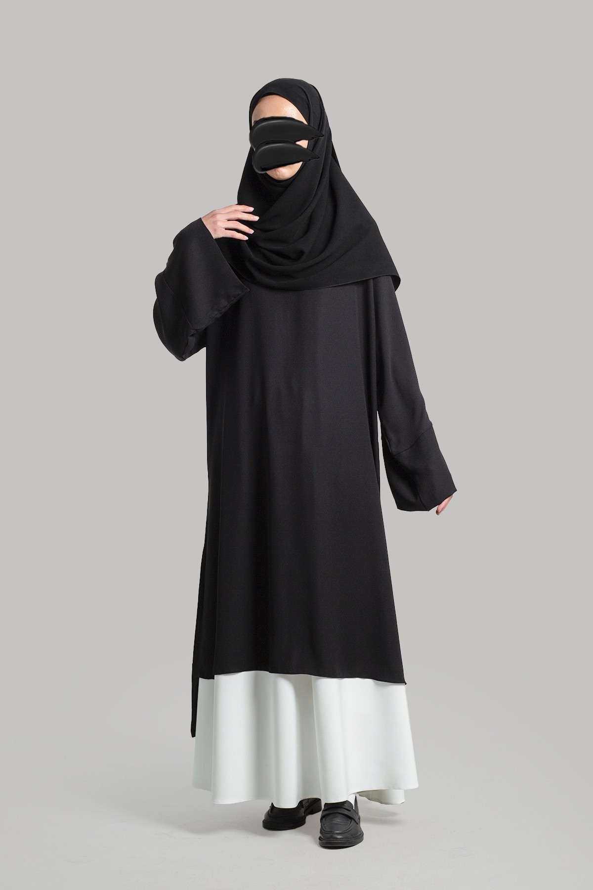 Krep Dökümlü Tunik