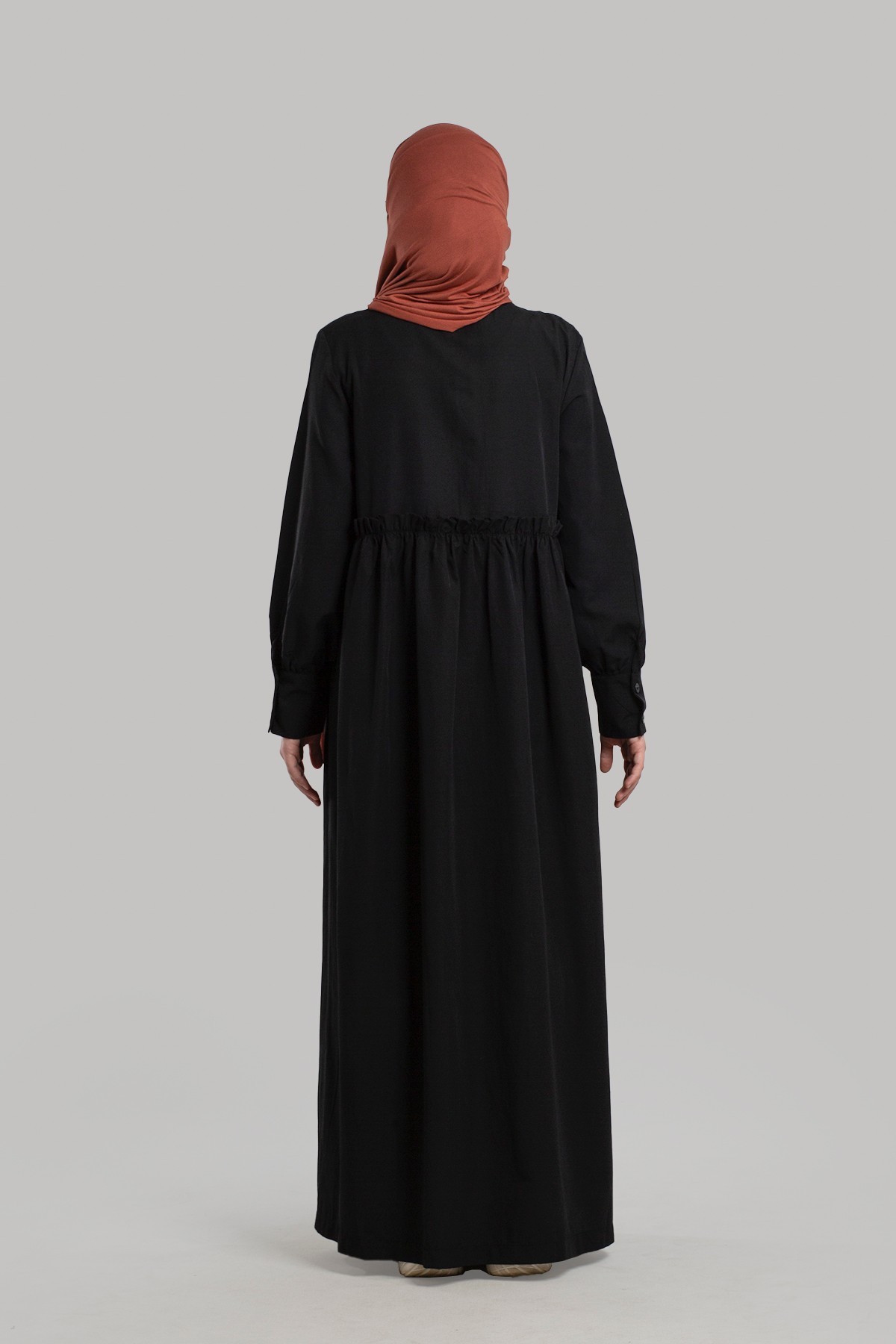 Poplin Tesettür Elbise