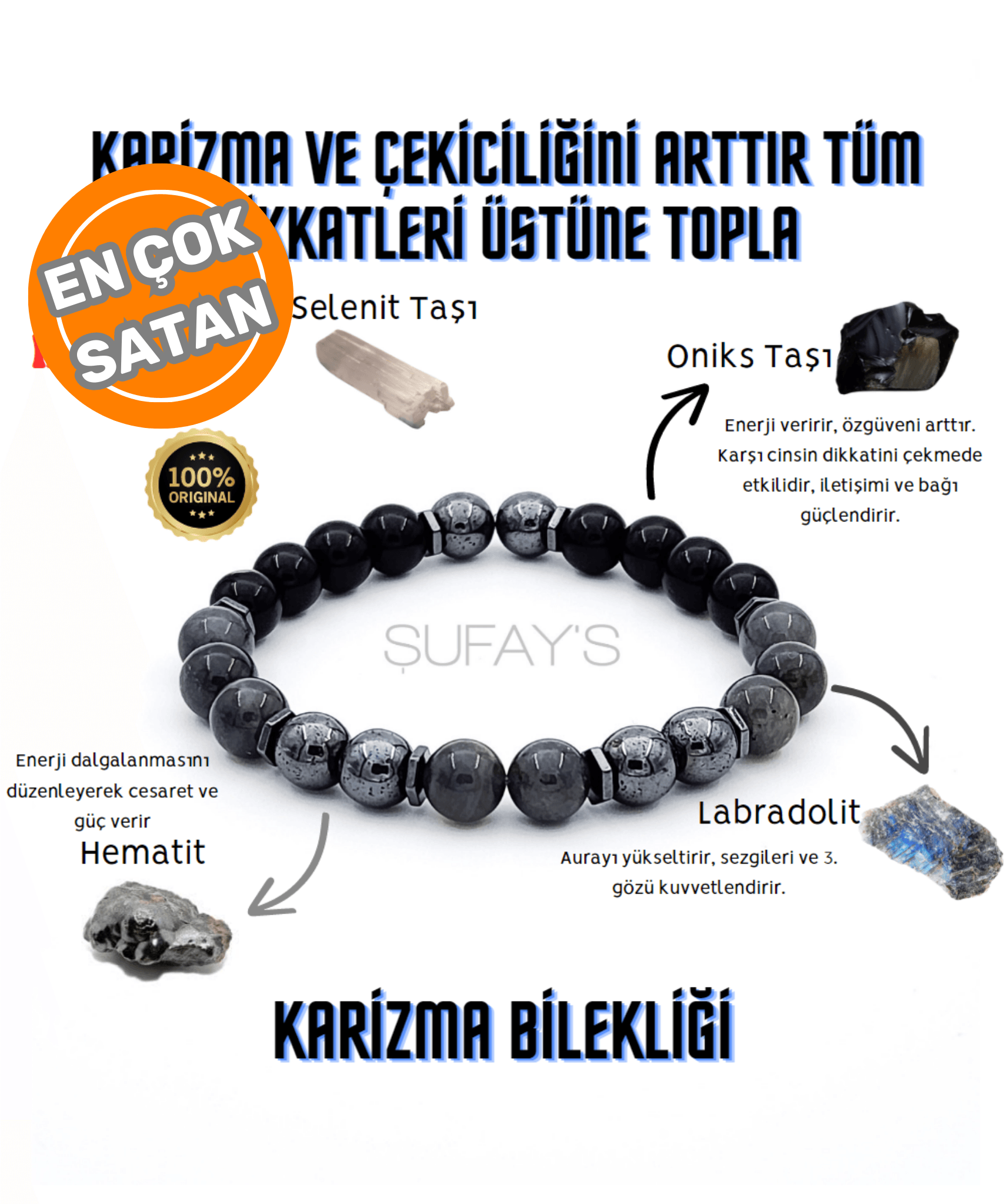 Karizma Doğal Taş Bileklik