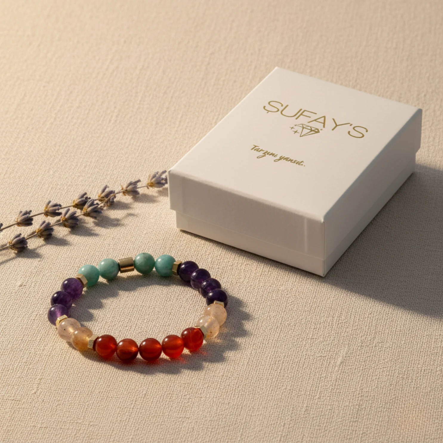 Başak Burcu Doğal Taş Bileklik