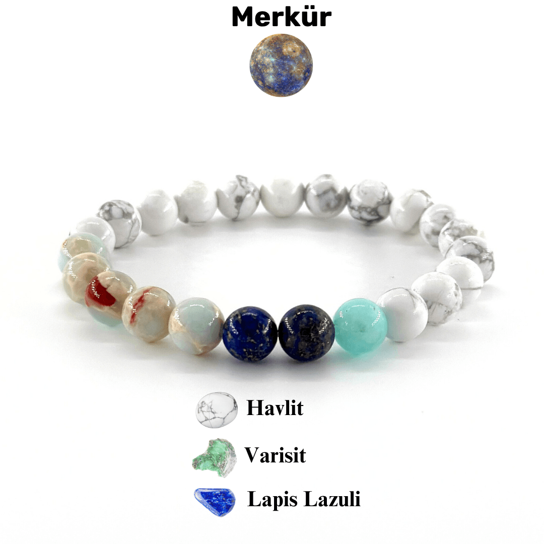 Merkür Doğal Taş Bileklik 🪐