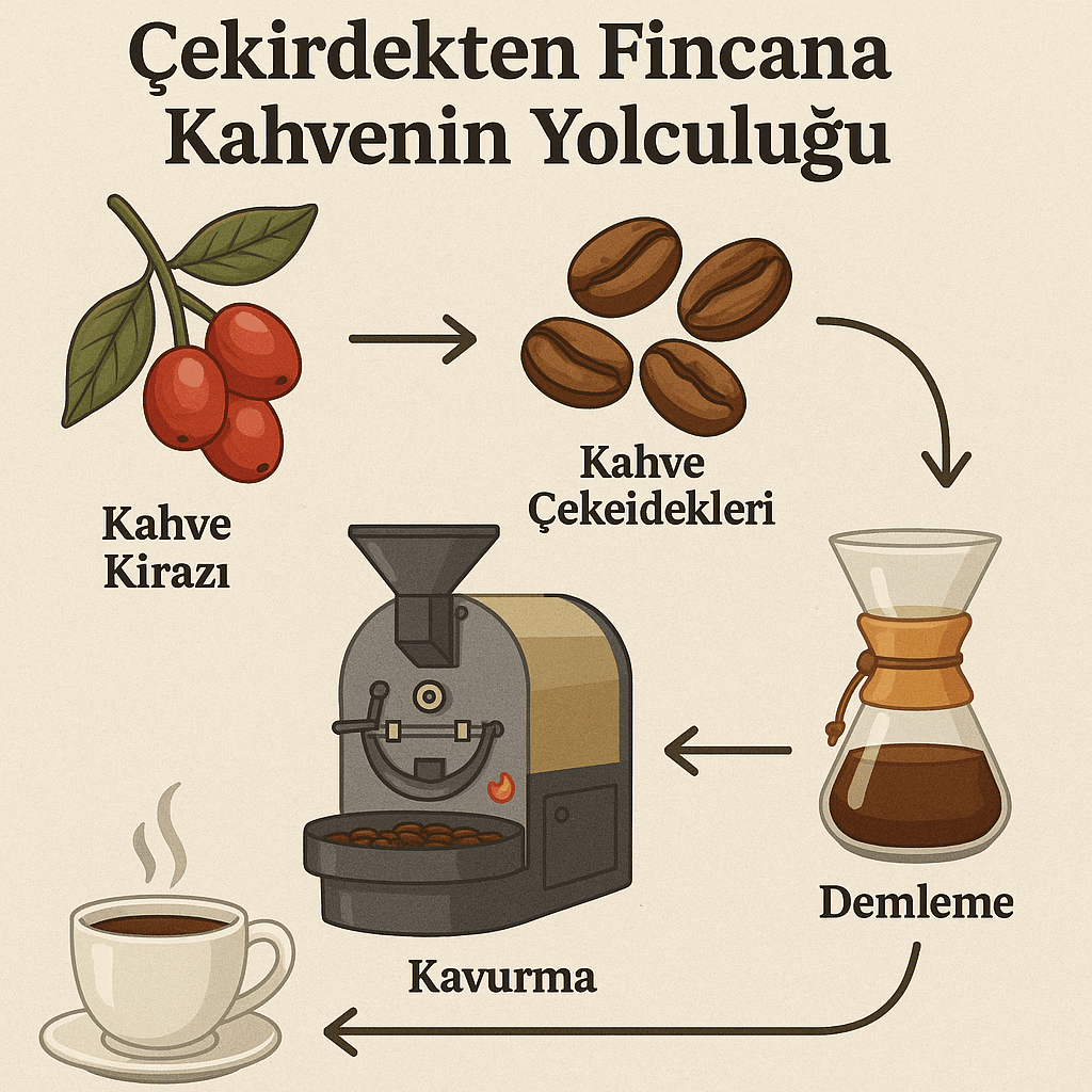 Çekirdekten Fincana Kahvenin Yolculuğu