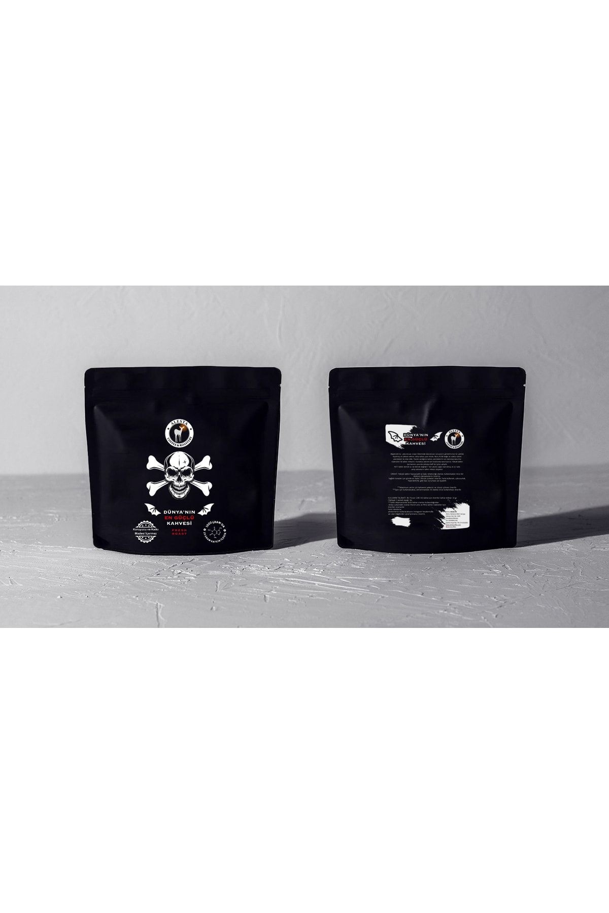 Yüksek Kafeinli Espresso Çekirdek Kahve 250 Gr. / Sporcu Kahvesi 3 Kat Kafein