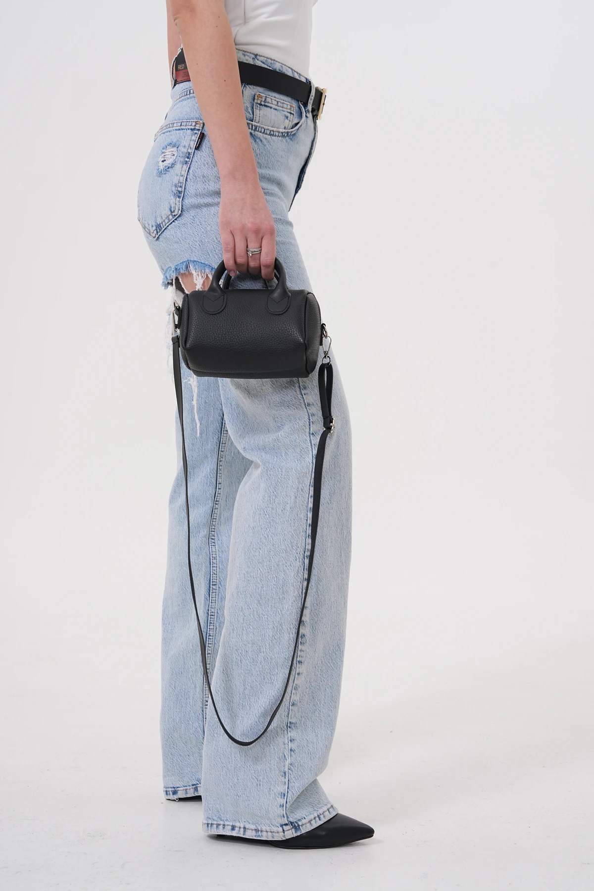 Kadın Mini Küçük El ve Omuz Çantası Ayarlanabilir askılı Fermuarlı Minimal Günlük Şık GC021000