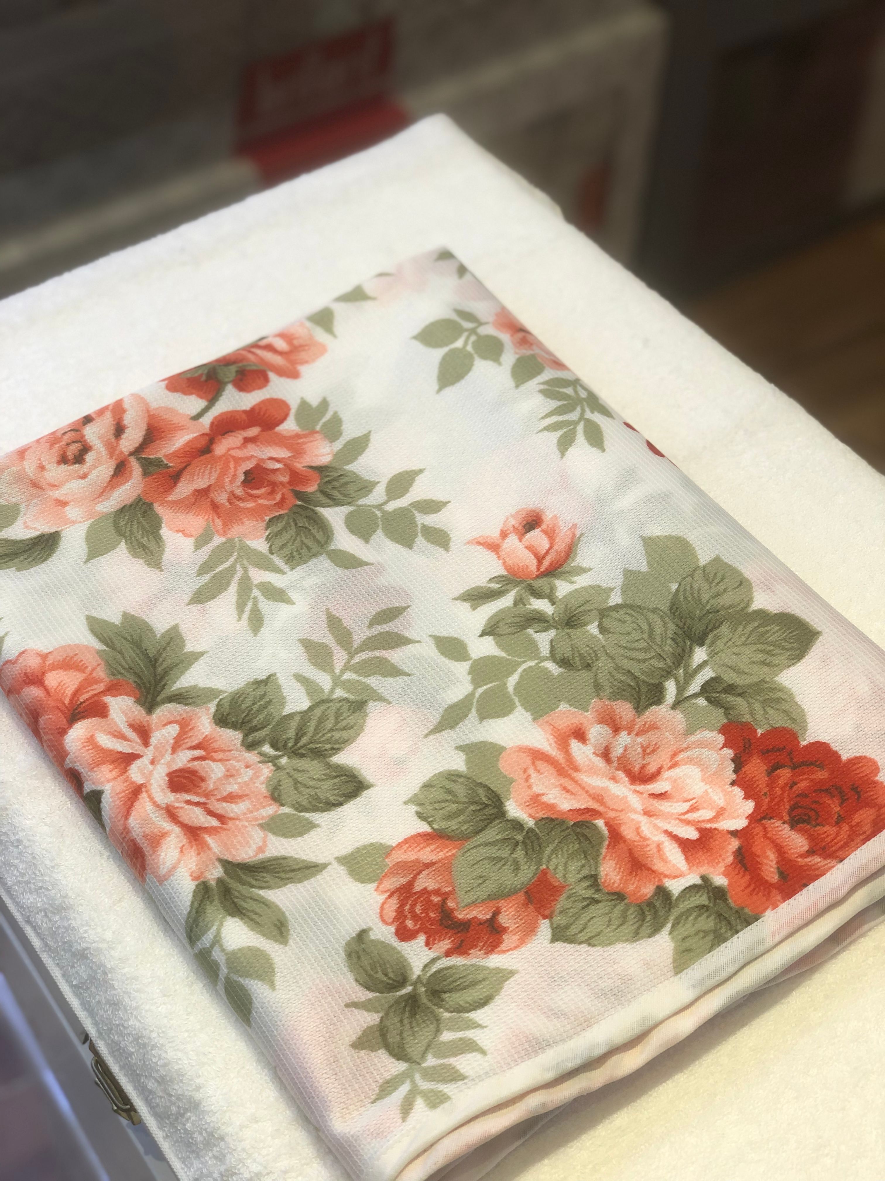 140x140 Raşel Leke Tutmaz Sofra/Masa Örtüsü Turuncu Gül