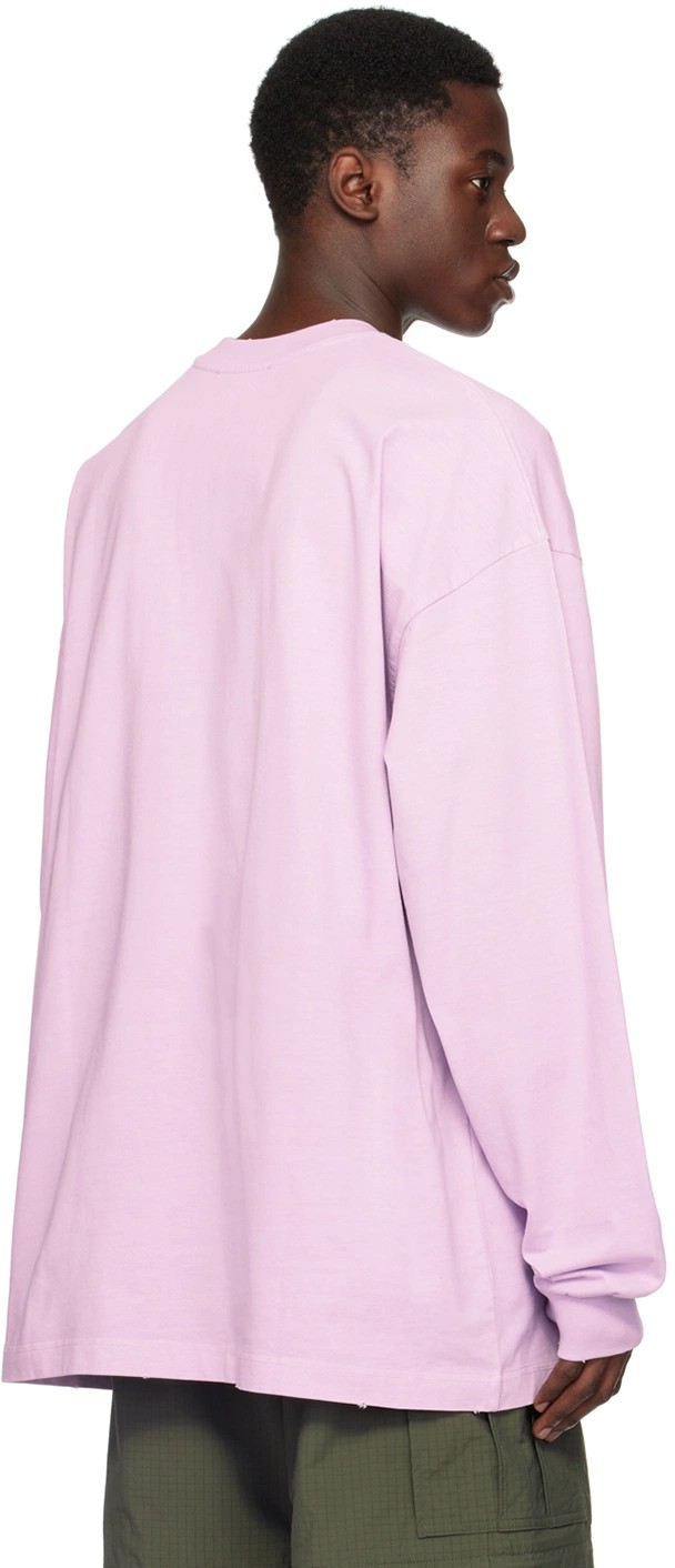 Purple Print Long Sleeve T-Shirt