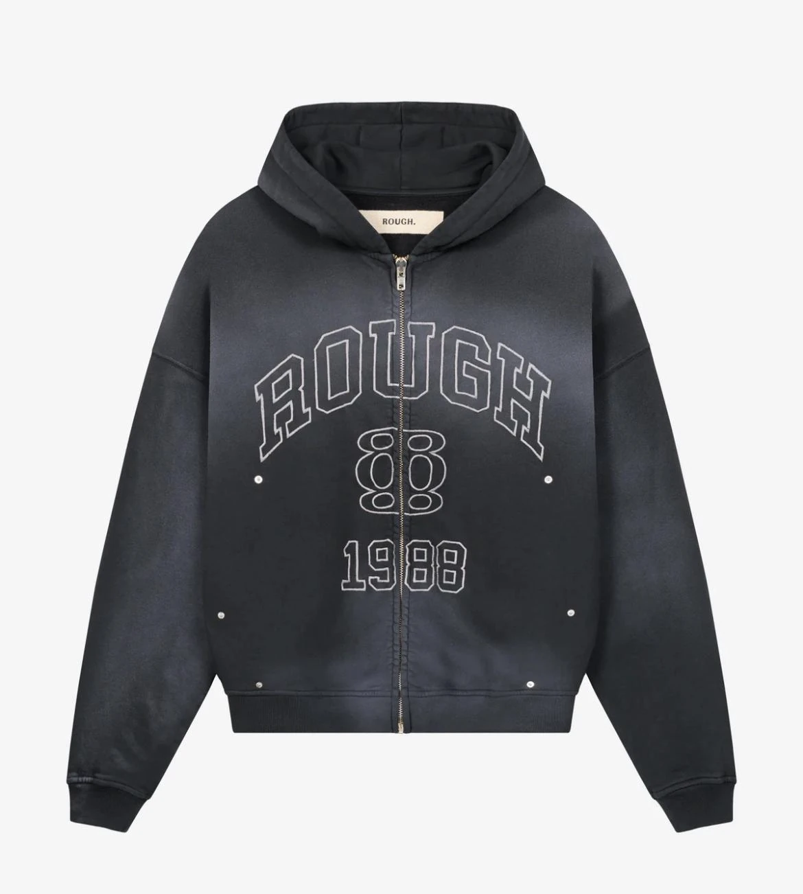 Emblem Zip Hoodie