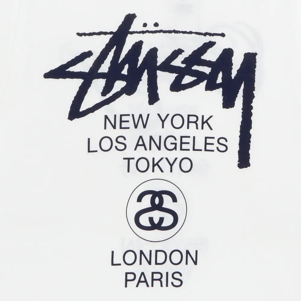 Stüssy World Tour Tee White