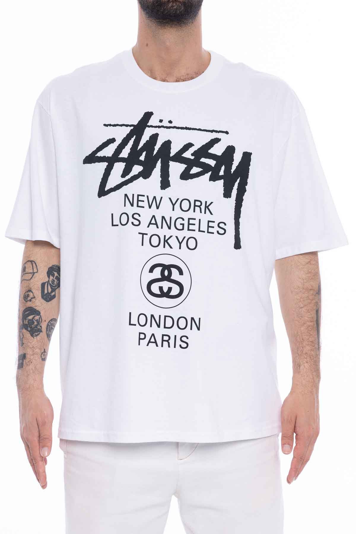 Stüssy World Tour Tee White
