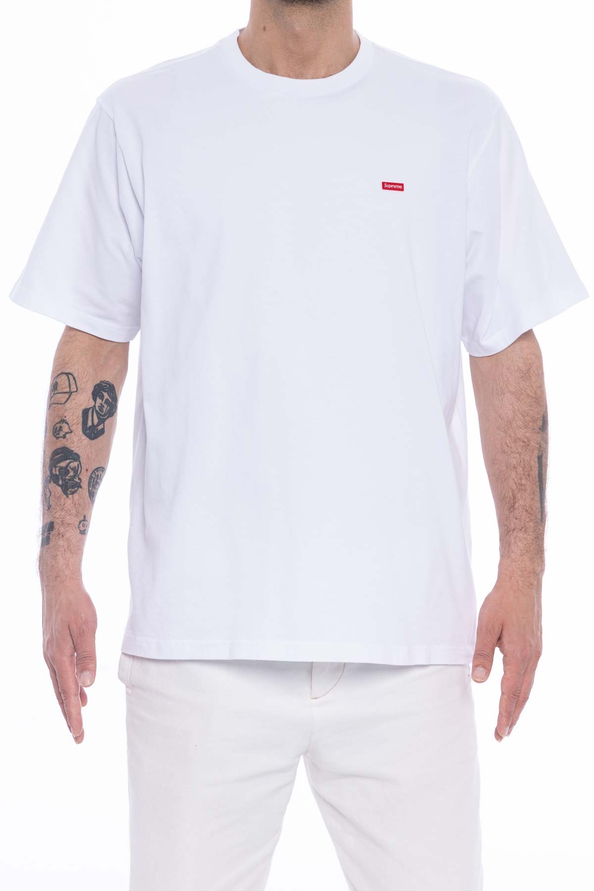 Small Box Logo Tee White