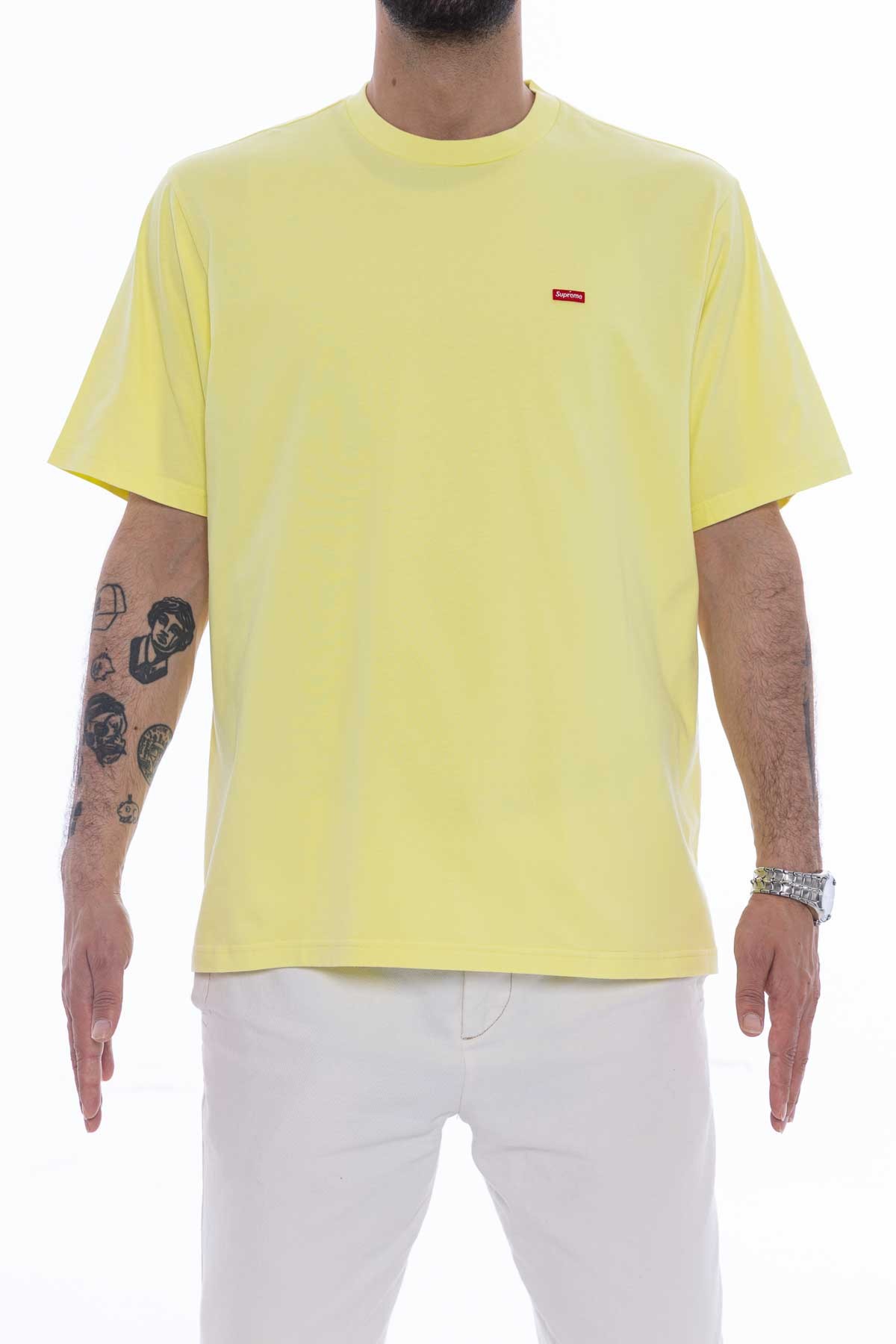 Suprem Small Box Logo Yellow Tee