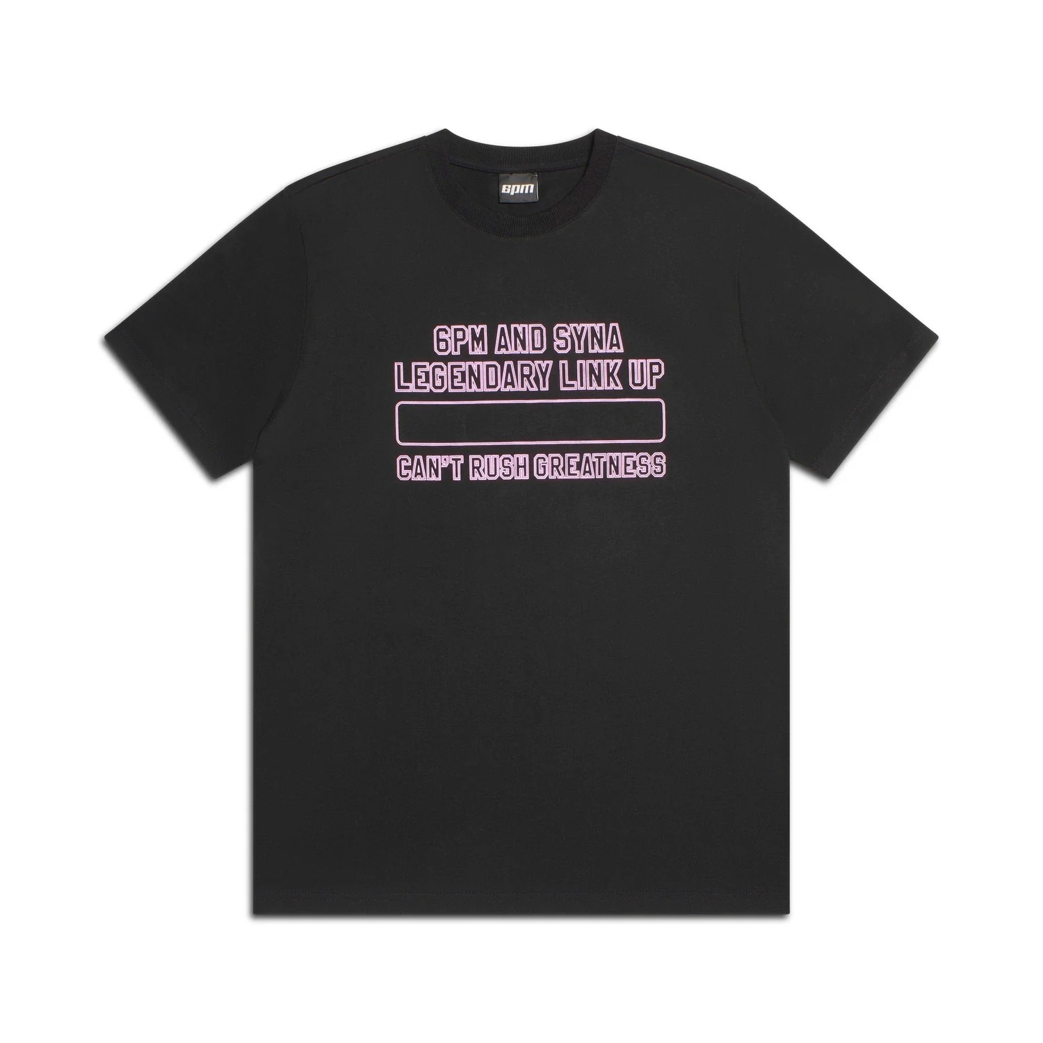 CENTRAL CEE x 6PM RECORDS CAN’T RUSH GREATNESS BUNDLE - LINK UP T-SHIRT BLACK