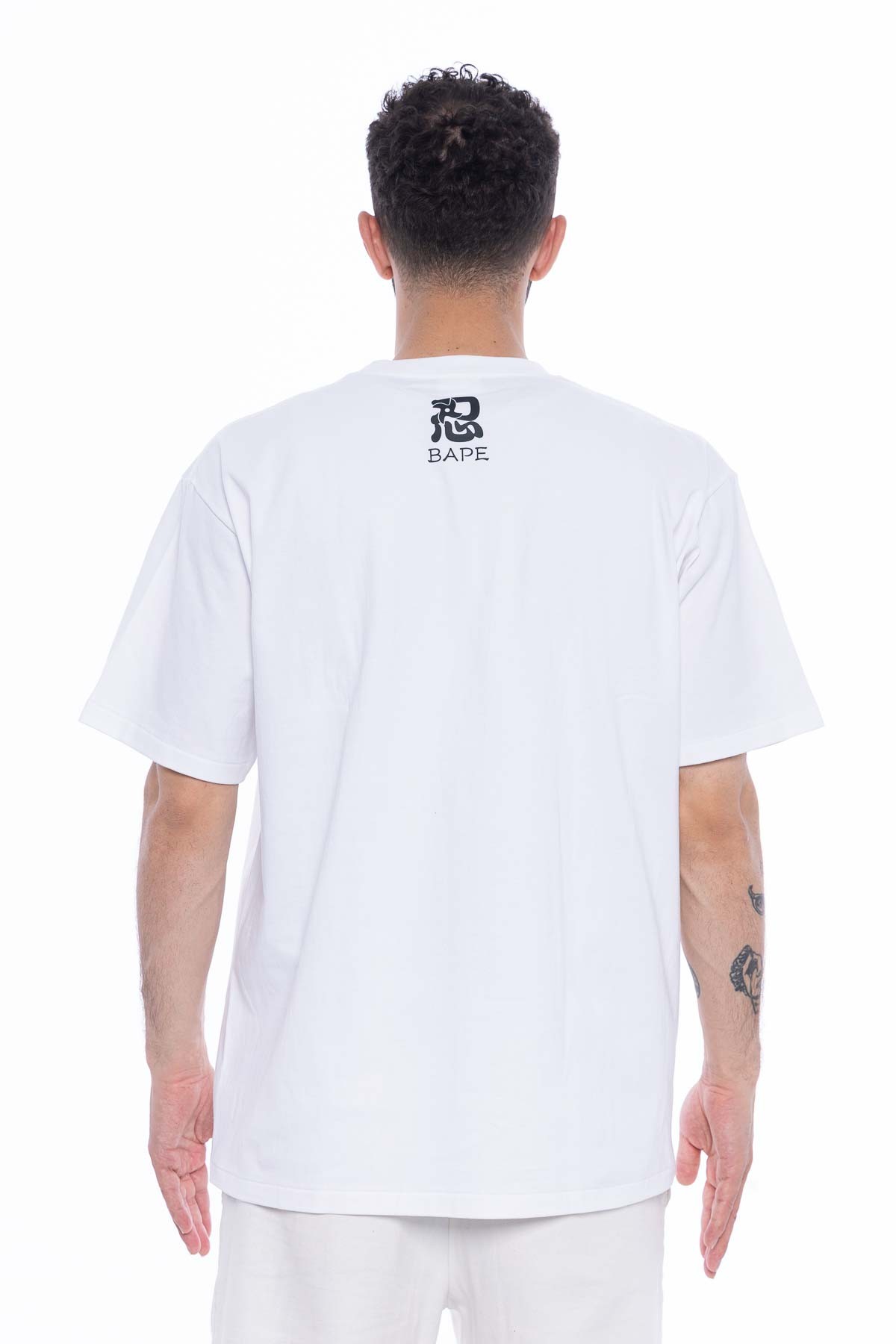 BAPE Ninja College Tee 'White'