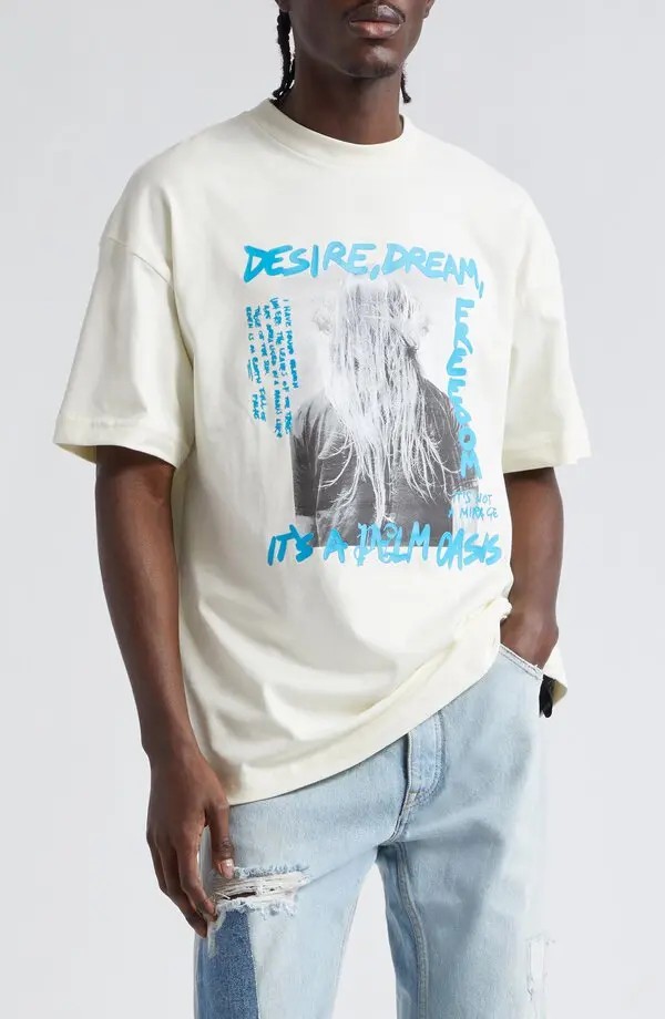Palm Oasis Graphic T-Shirt