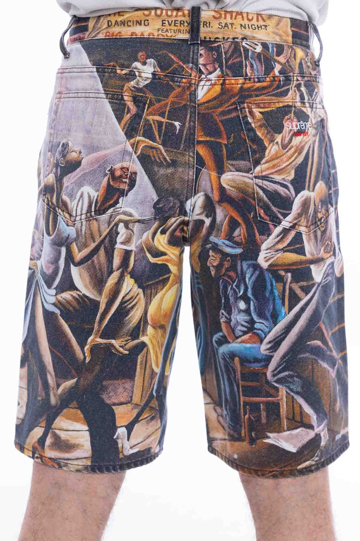 Ernie Barnes Baggy Denim Short