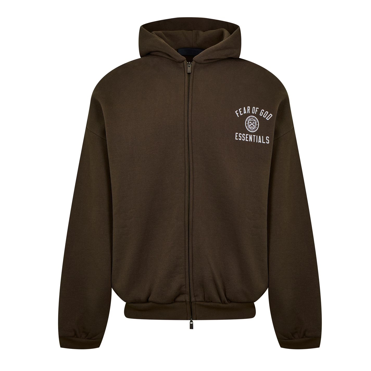 Logo Print Zipped Hoodie