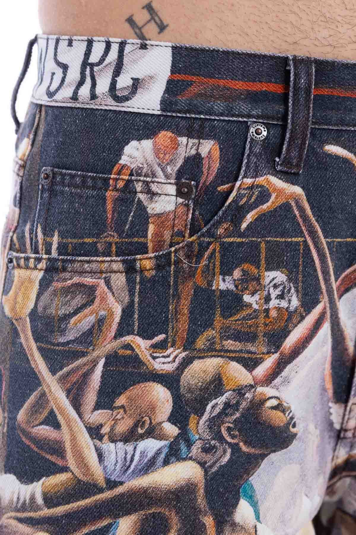 Ernie Barnes Baggy Denim Short