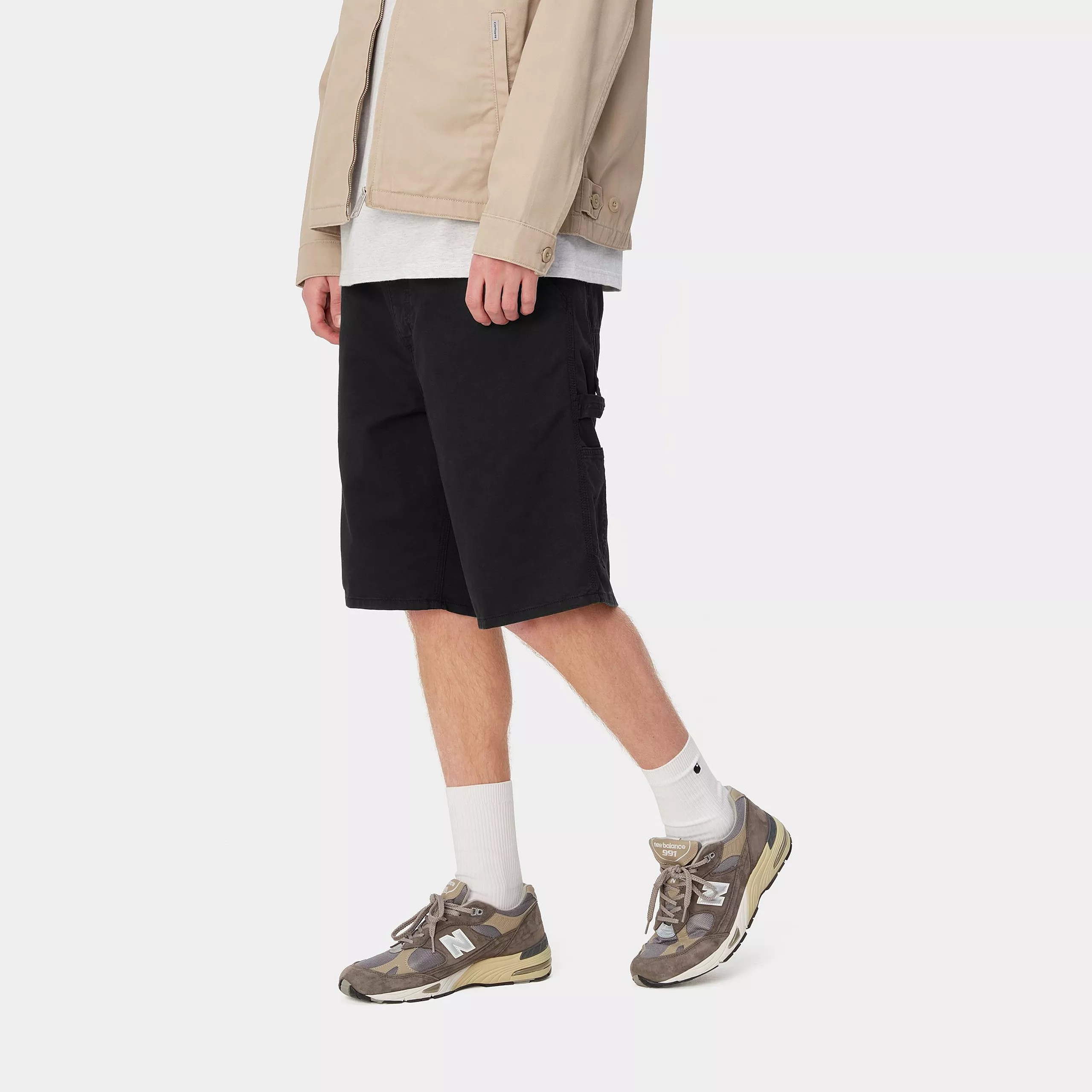 Single Knee Short - SIYAH