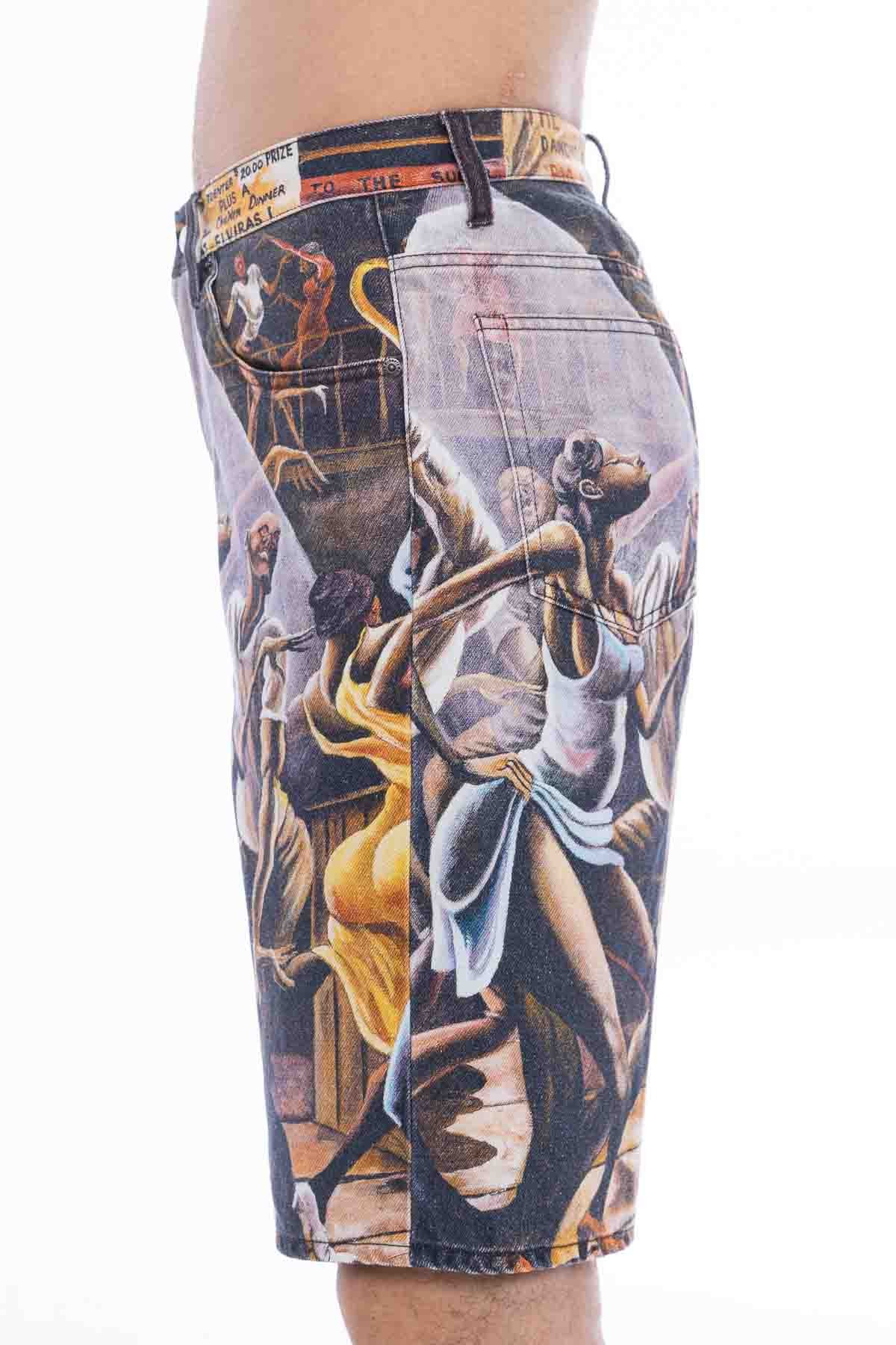 Ernie Barnes Baggy Denim Short