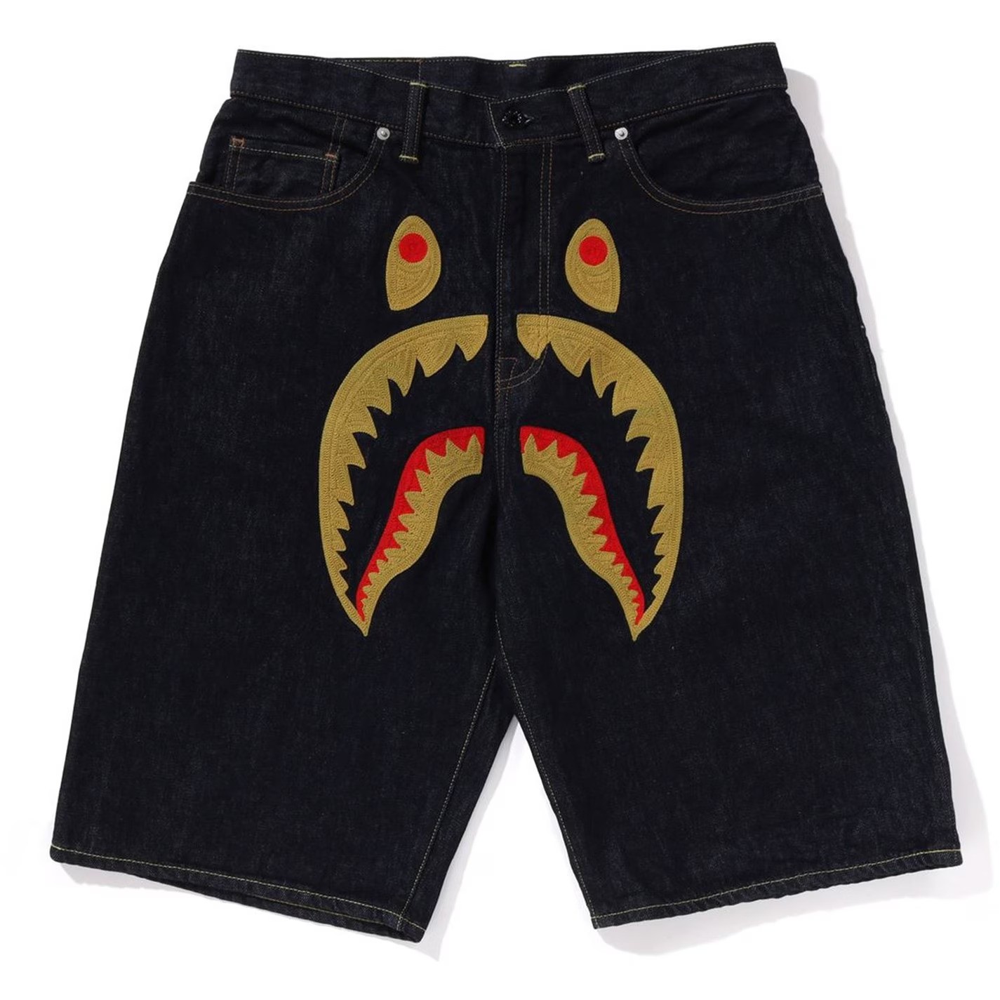 Shark Denim Shorts