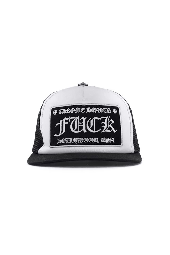 Chrome Hearts FUCK Hollywood Trucker Hat