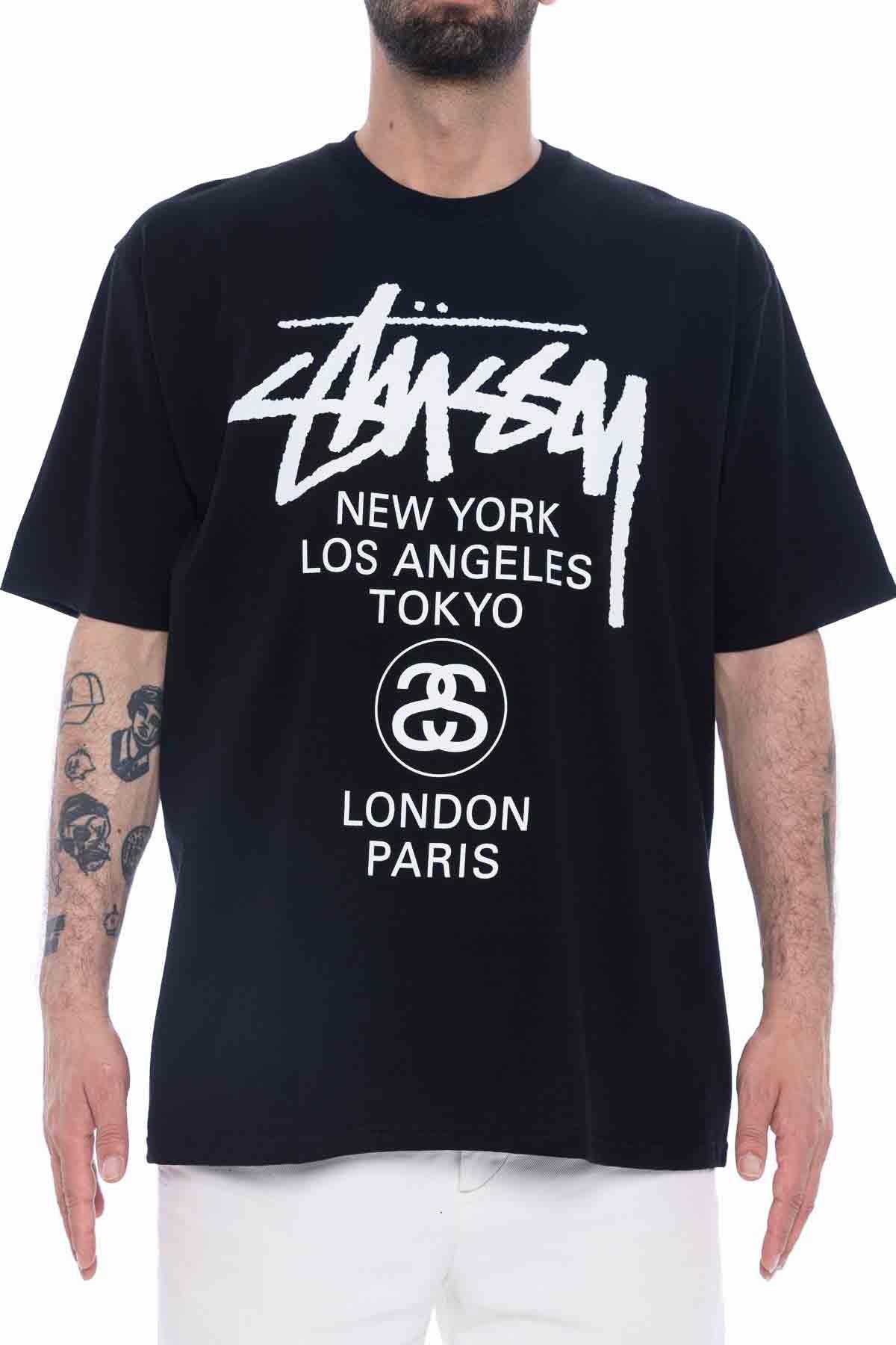 Stüssy World Tour Tee Black