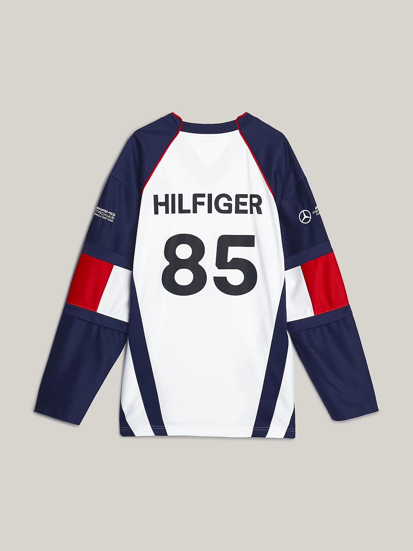 Tommy x Mercedes F1 x CR Back Graphic Hockey Jersey
