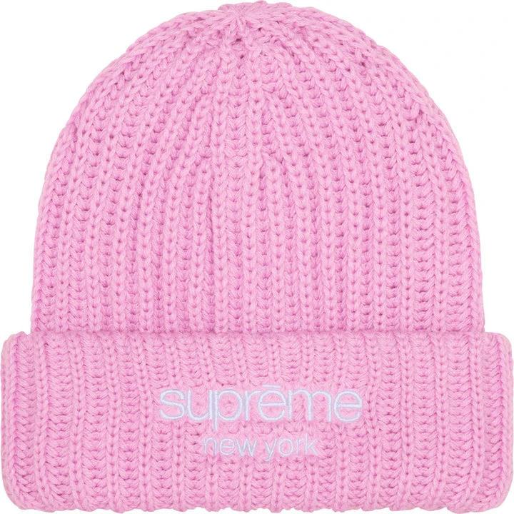 Supreme Chunky Rib Classic Logo Beanie