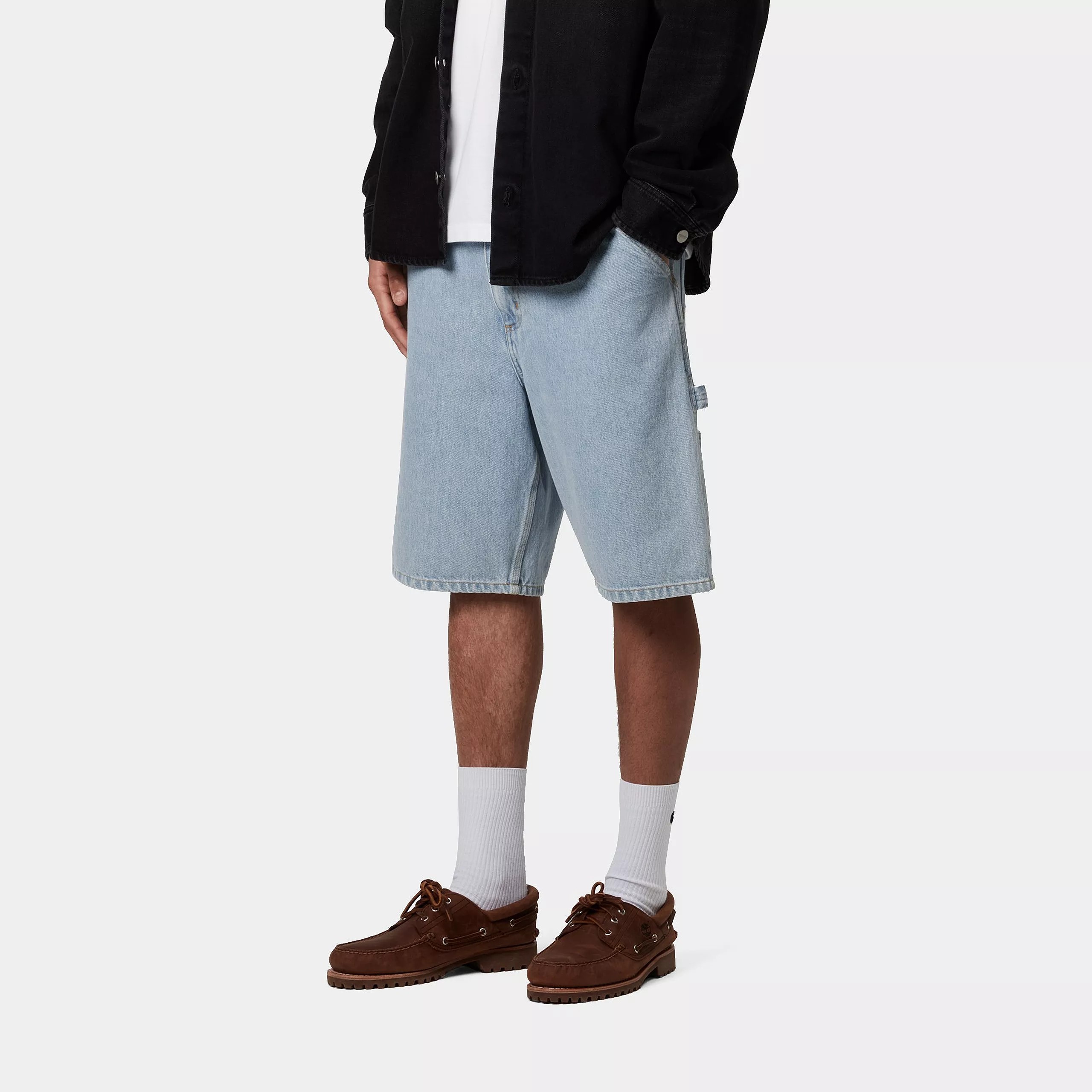 Single Knee Short - DENIM