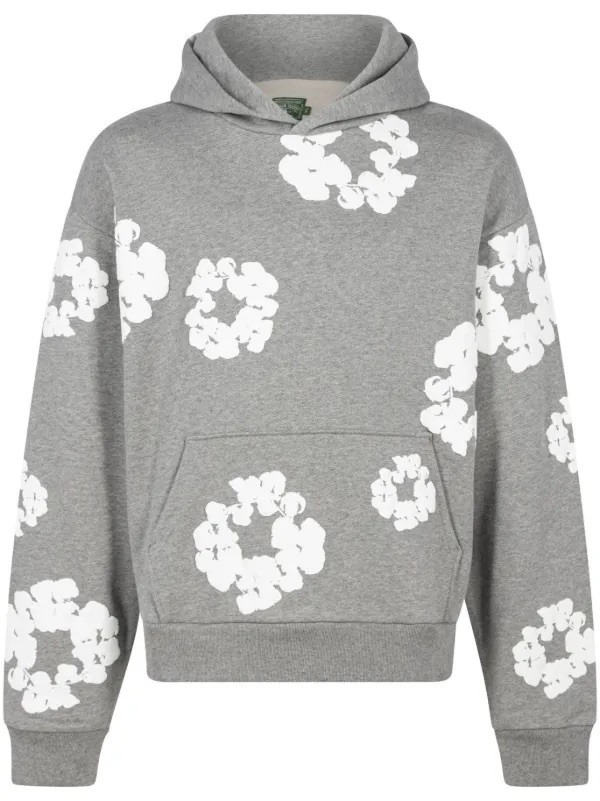 DENIM TEARS Printed "Cotton Wreath" hoodie