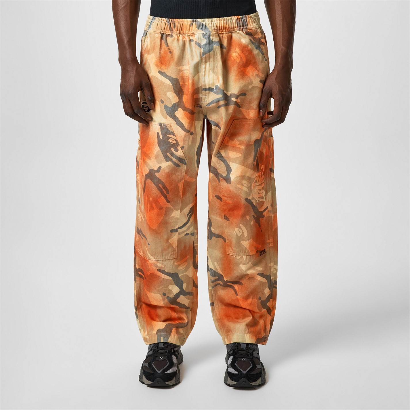 Wide Leg Camo Jeans