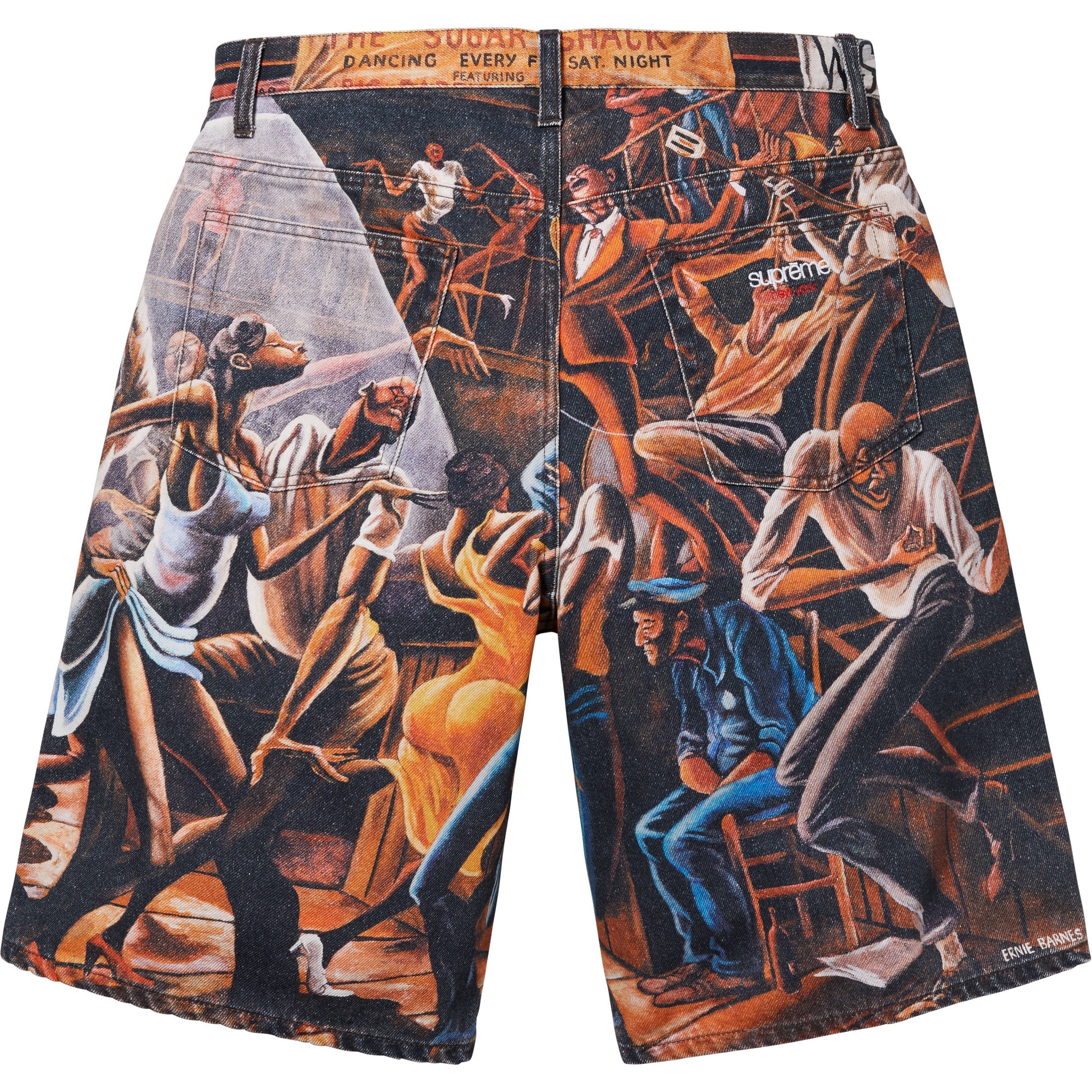 Ernie Barnes Baggy Denim Short