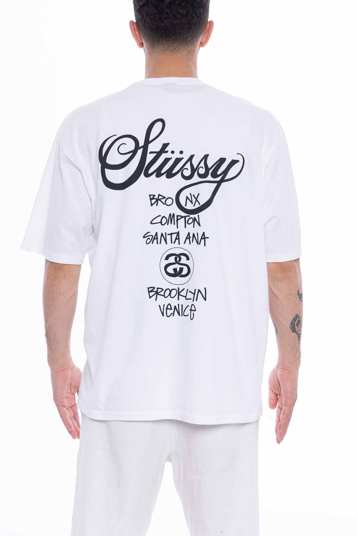 Stüssy World Tour Tee White