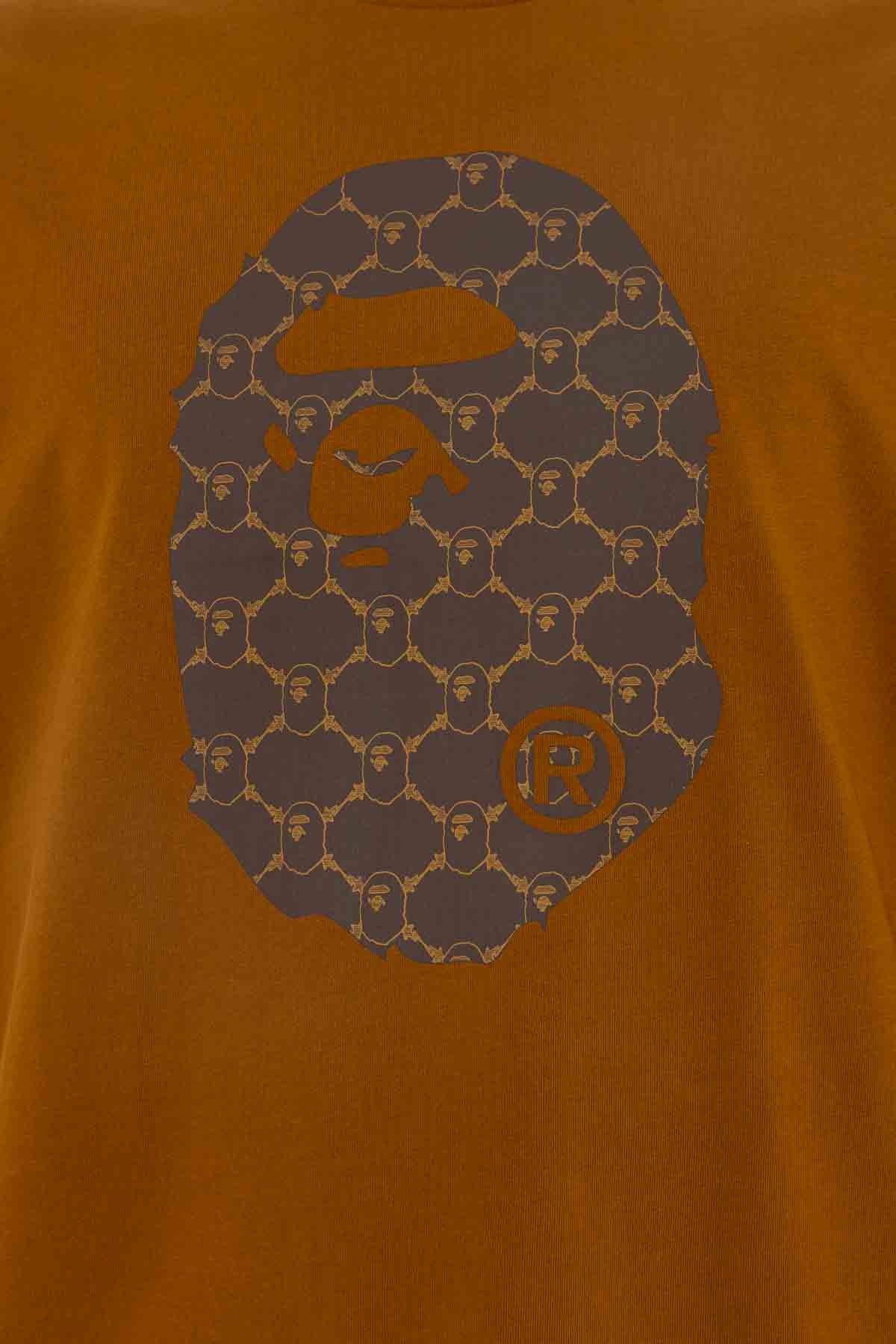 College Monogram Ape Head Relaxed Fit Tee