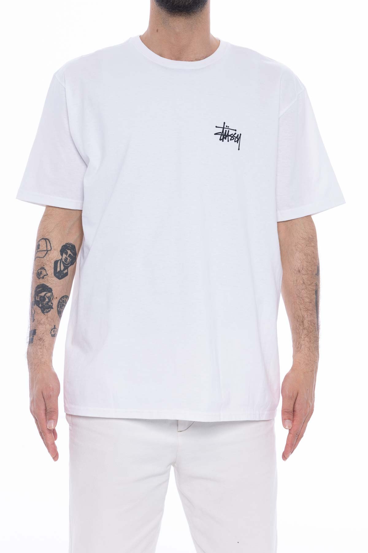 Stüssy Basic Tee White