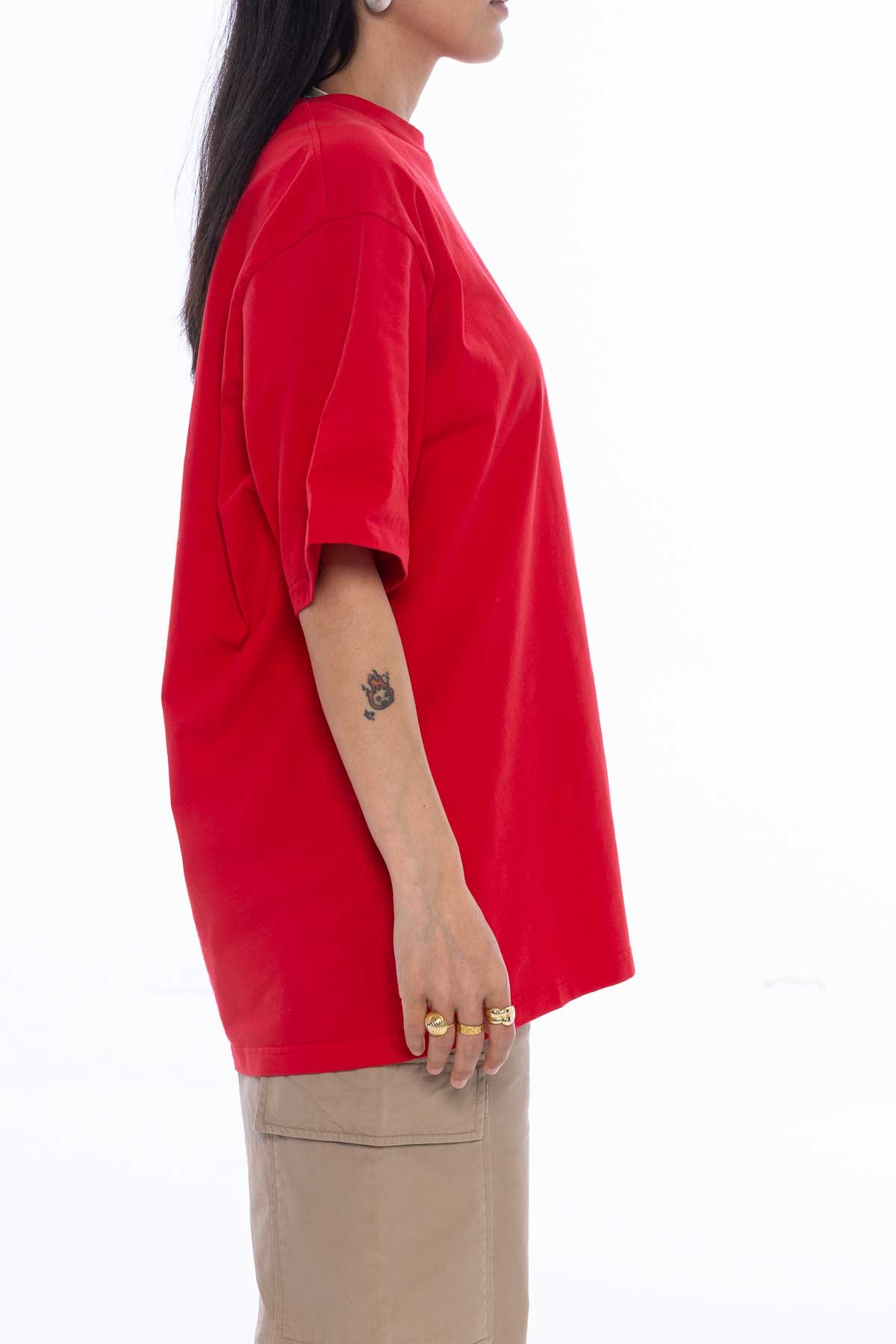Suprem Small Box Logo Red Tee