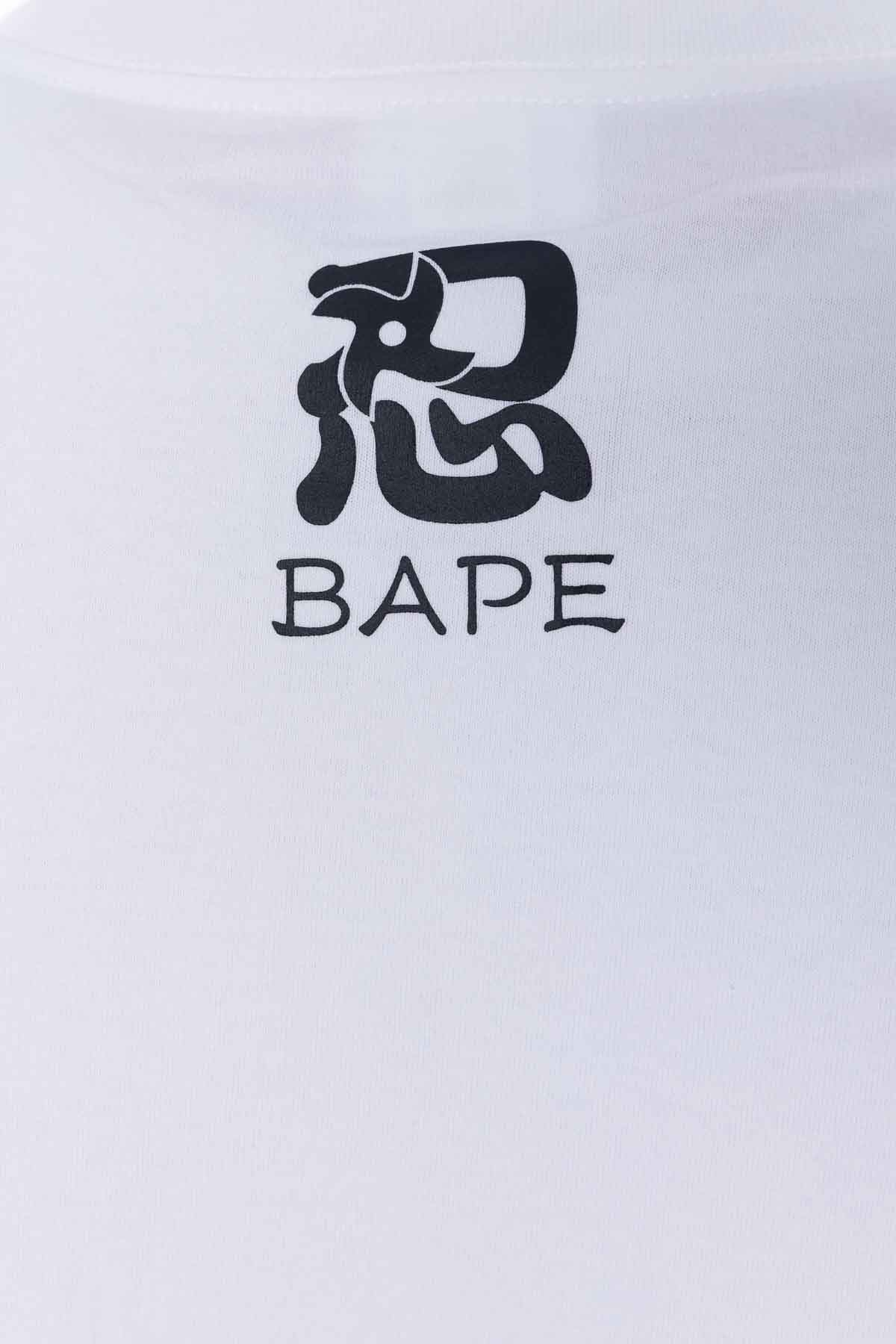 BAPE Ninja College Tee 'White'