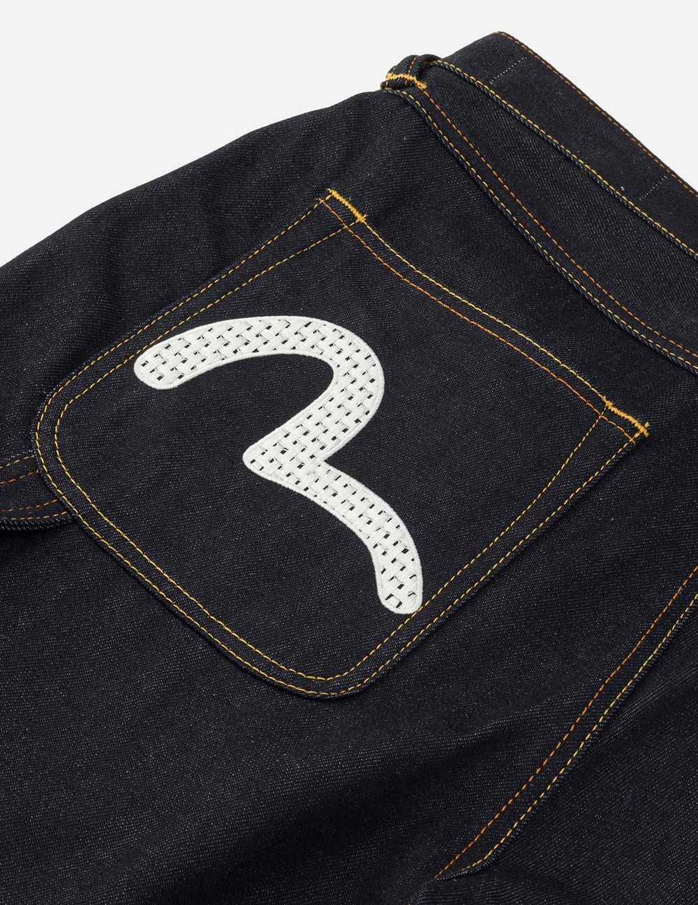 Seagull Embroidery and Slogan Print Rwgular Fit Denim Shorts