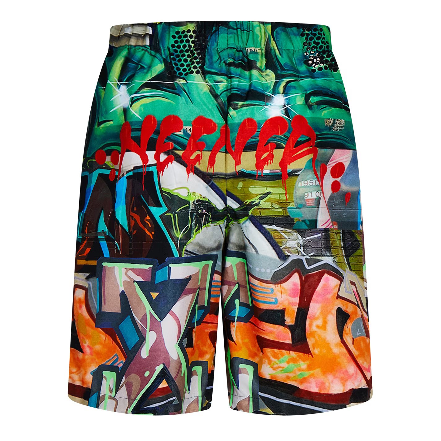 Graffiti Bermuda Shorts