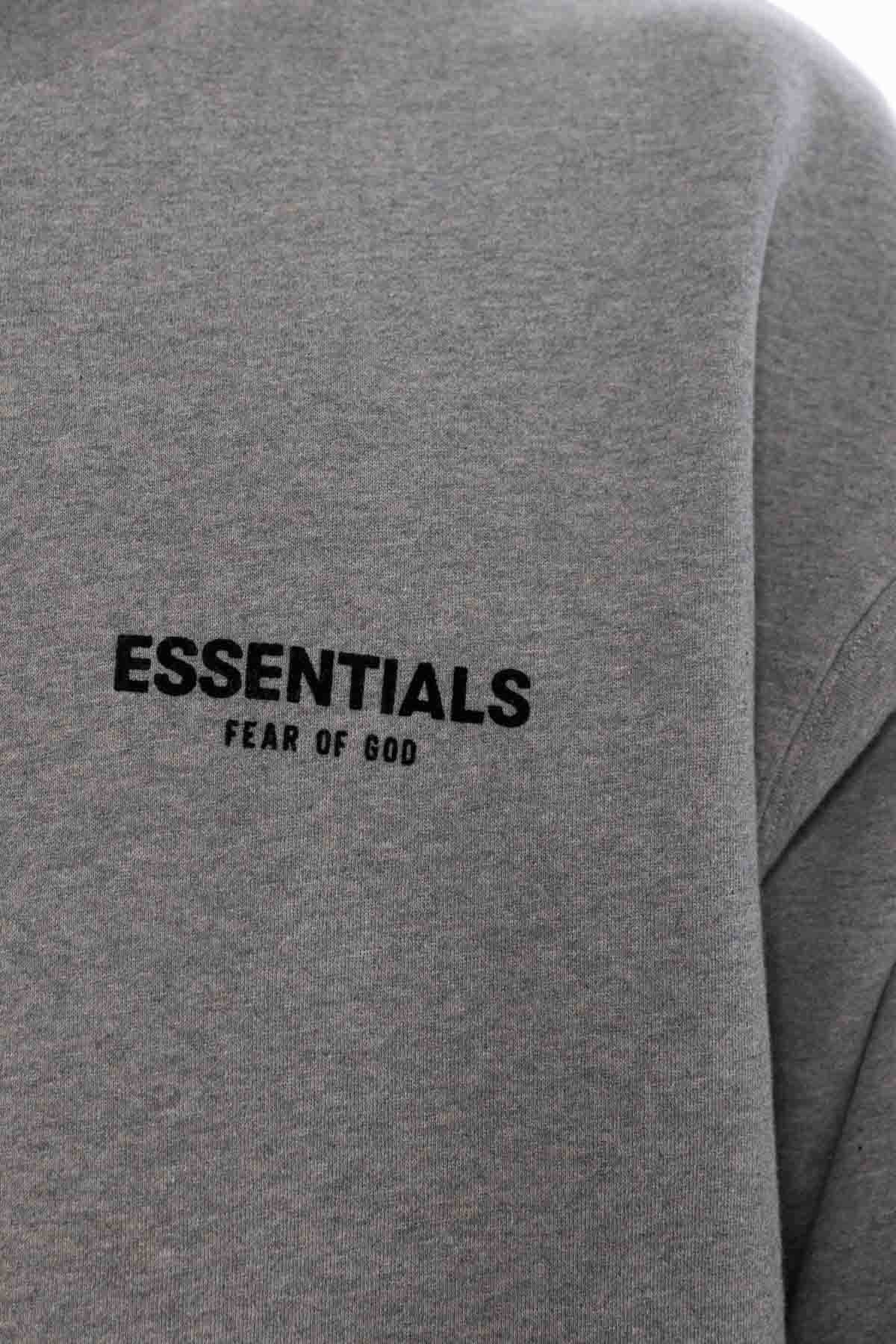 Essential Fleece Crewneck Heather Gray Sweatshirt