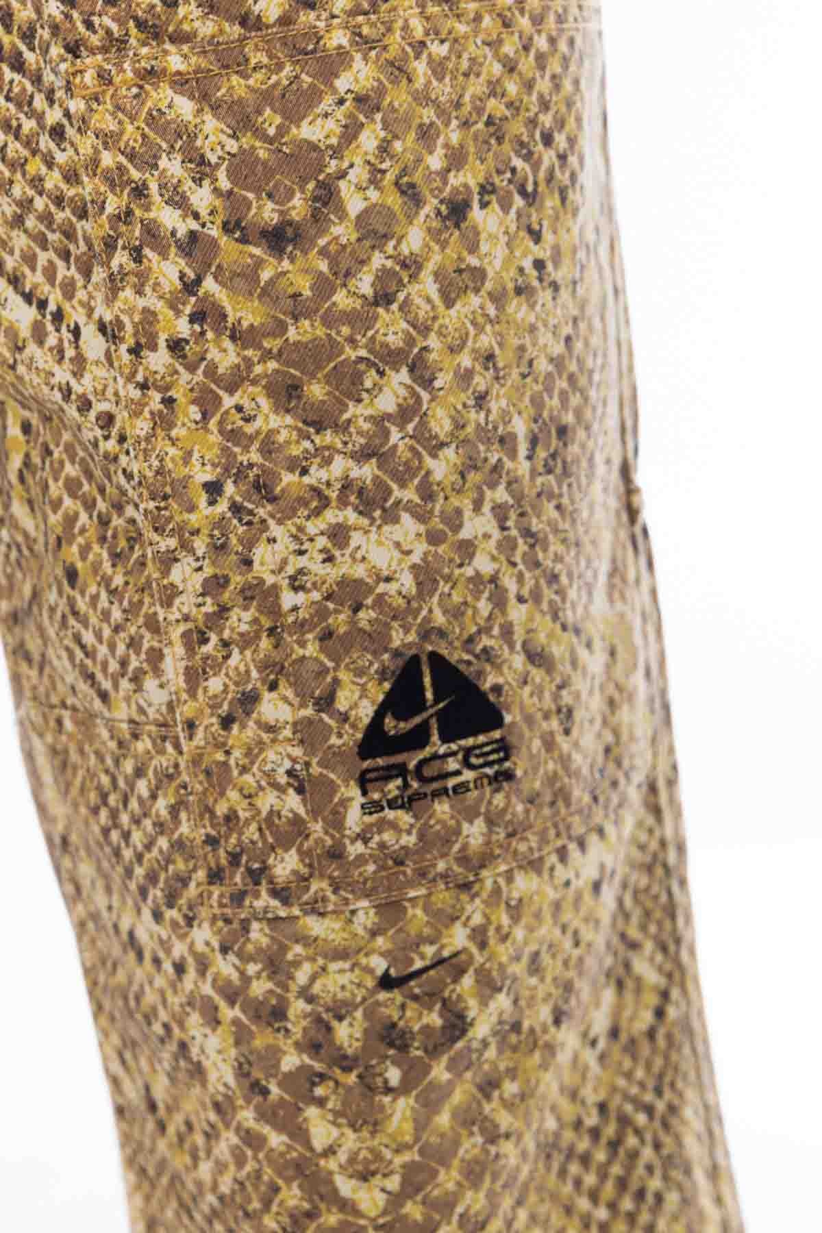 Supreme x Nike ACG Belted Denim Pant 'Gold Snakeskin'