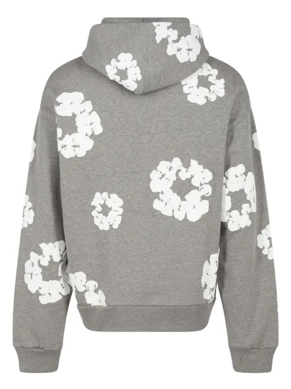 DENIM TEARS Printed "Cotton Wreath" hoodie
