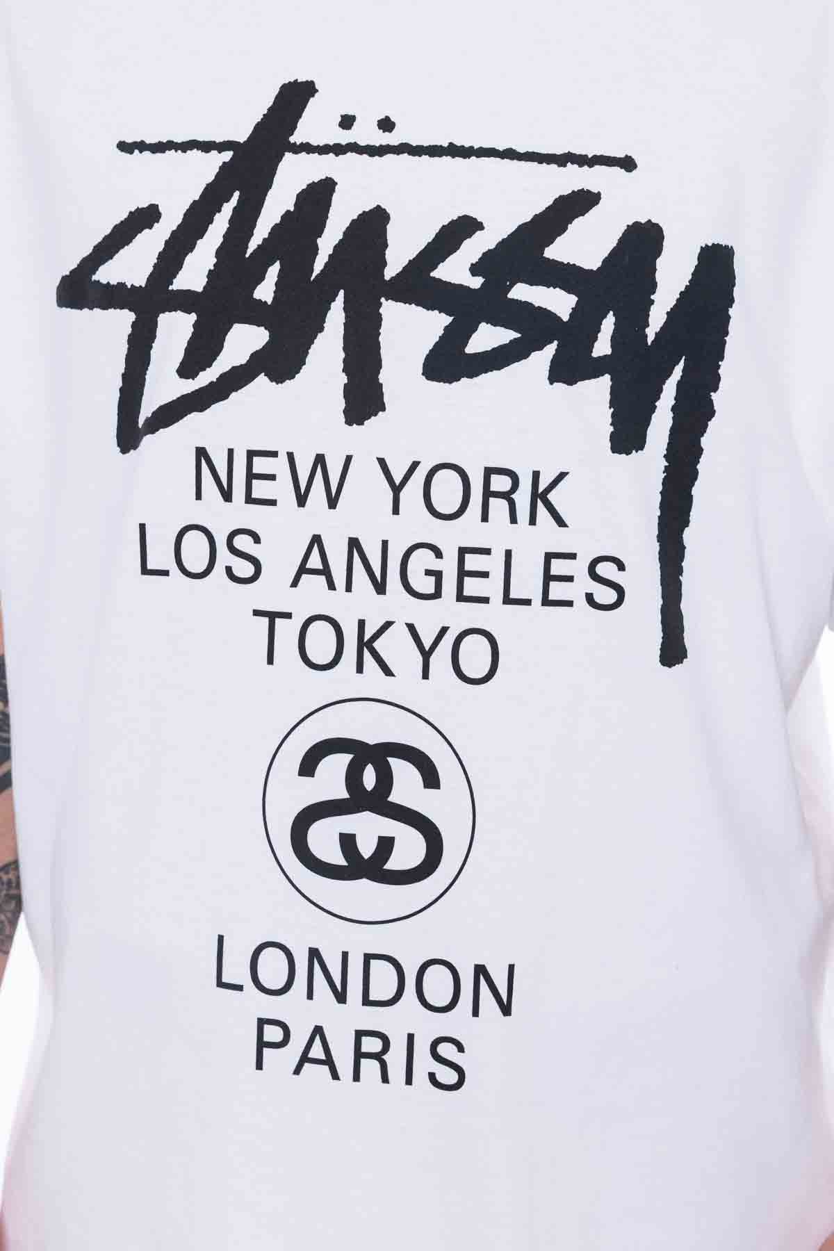 Stüssy World Tour Tee White