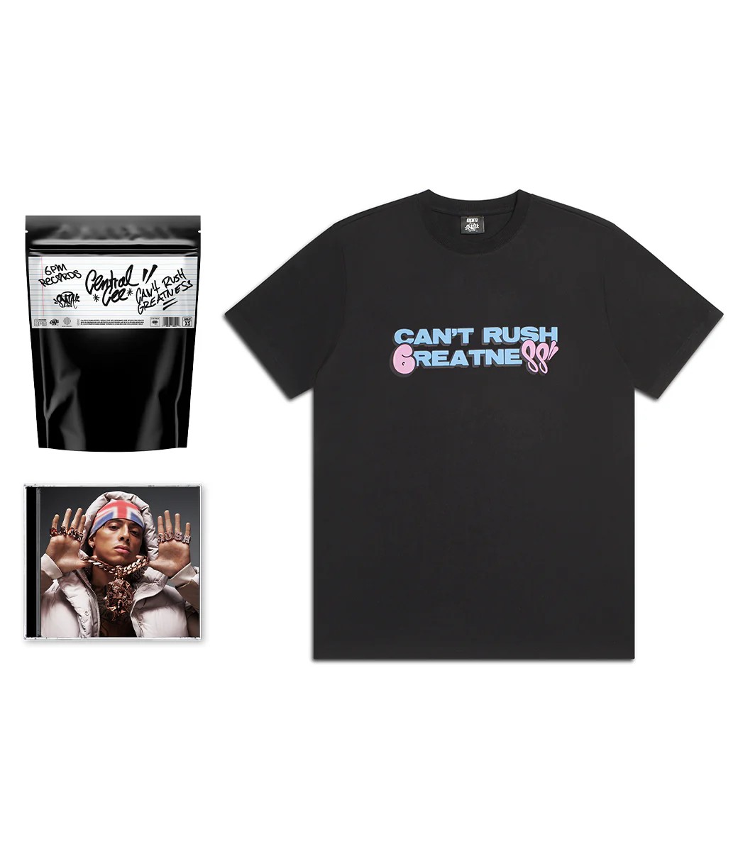 CENTRAL CEE x 6PM RECORDS CAN’T RUSH GREATNESS BUNDLE - GREATNESS T-SHIRT