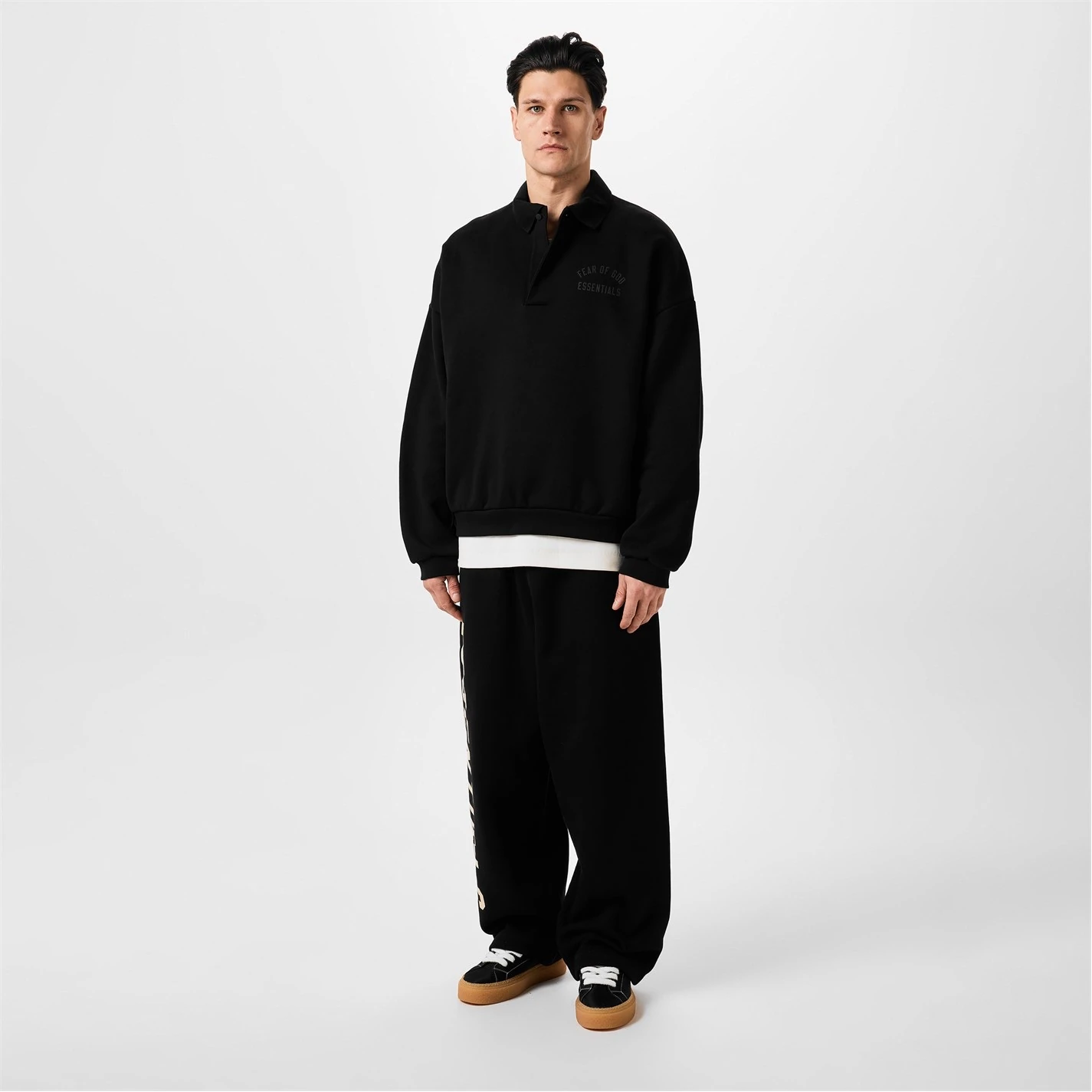 FEAR OF GOD ESSENTIALS Heavy Fleece Polo